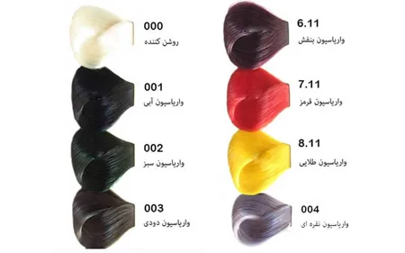 آشنایی با واریاسیون ها,واریاسیون برای زیباتر شدن رنگ مو