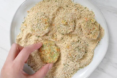 درست کردن انواع ناگت,طرز تهیه ناگت سبزیجات رژیمی