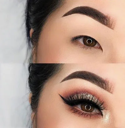 آرایش چشم پف دار,چشم پف دار,آموزش آرایش چشم