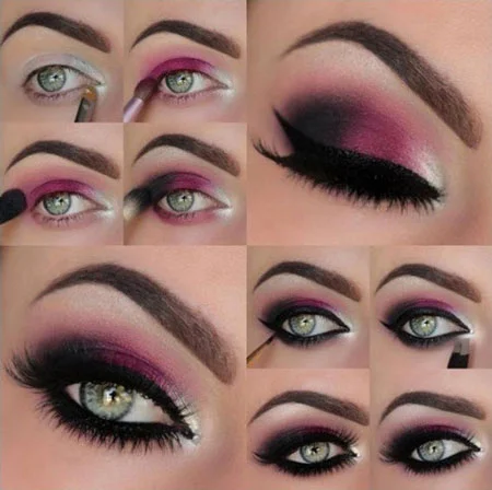 آرایش چشم, آموزش آرایش چشم,آموزش آرایش چشم تصویری