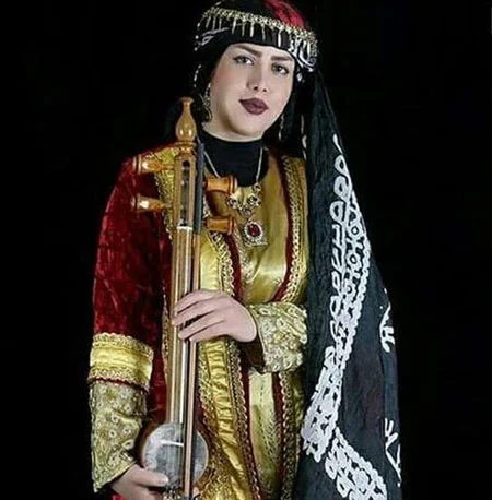 آرایش صورت برای لباس محلی, ارایش صورت با لباس محلی,مدل آرایش با لباس محلی