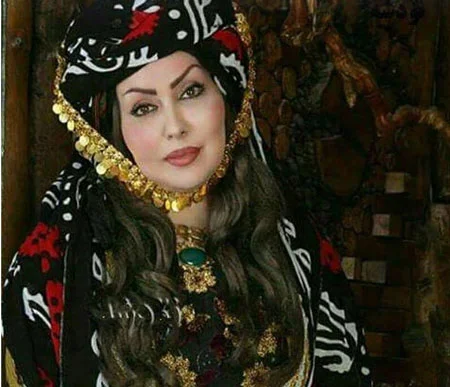 آرایش صورت برای لباس محلی, ارایش صورت با لباس محلی,آرایش صورت زیبا برای لباس محلی