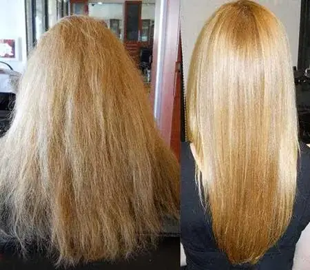 کراتینه کردن مو با مواد طبیعی