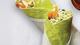 طرز تهیه رپ هوموس با ادامامه، غذای رژِیمی