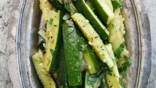 طرز تهیه کدو با آویشن