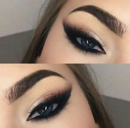 آرایش چشم پف‌دار