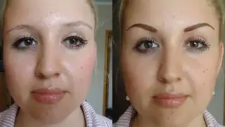 پاک کردن هاشور و سایه ابرو