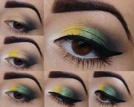 آموزش تصویری آرایش چشم + عکس