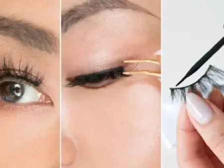 آموزش تصویری گذاشتن مژه مصنوعی + نکات مهم